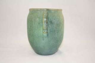 Roseville Earlam Arts & Crafts Green Two Handled Jar  