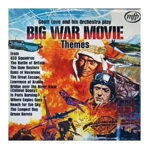  BIG WAR MOVIE THEMES (FILM THEME LP, IMPORT, 1970S) GEOFF 