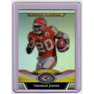   Topps Platinum #77 Thomas Jones   Kansas City Chiefs 