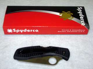 SPYDERCO SALT 1 RUST PROOF FOLDING KNIFE NEW C88SBK  