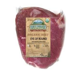 Organic Grass Fed Top Round London Broil Roast ONE (1 to 2 lb. Roast)