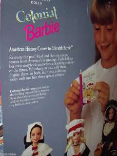 1994 American Stories Collection COLONIAL Barbie 12578 NEW IN SEAL BOX 