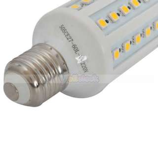 900   1000LM 10 W E27 60 SMD 5050 LED Screw Corn Light Bulb Warm White 