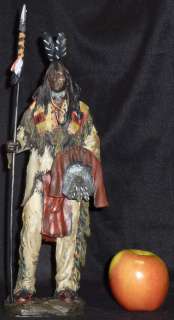 Native American Indian Western Standing with Spear  