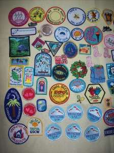   GSA Camp Vintage Merit Achievement Badges Patches Mixed Lot 100 NEW