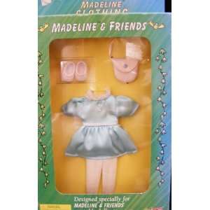   Madeline Clothing All Dressed Up Blue Dress Eden 1999 Toys & Games
