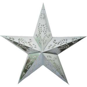 Decorative Hanging Star Light in Metallic  