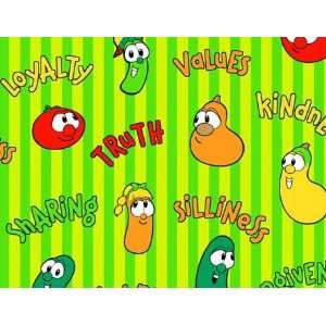  New Window Curtain Valance made from Veggie Tales Fabric 