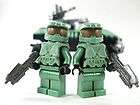 Lego custom HALO  2 green MASTER CHIEFS Minifig w/ Warthog Milatary 