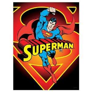  Superman in Flight Fabric Poster Wall Hanging