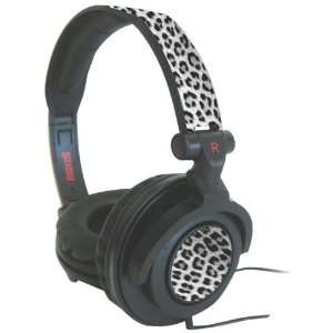   BLACK LEOPARD HEADPHONES (BLACK BAND)   190227   AMPBLB Electronics