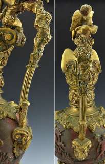 Antique Italian Brass/Bronze Pitcher Classical Design  