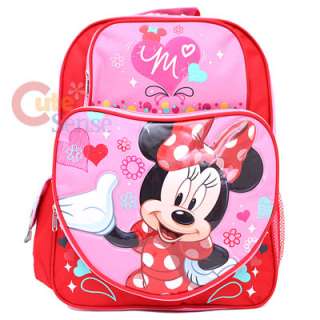 Disney Minnie Mouse School Backpack/Bag  Large Love Sugar Sweet