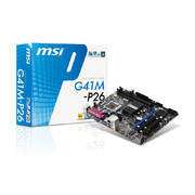 MSI G41M P26 775 /Core 2 Quad /Intel G41 MATX Board MB  