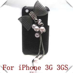 Bling butterfly case cover for iphone 3G 3GS  