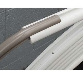 TRACKER WHT BOAT RUB RAIL / TAUPE INSERT 52FT SECTION  