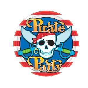  Pirate Party Dinner Plates (8 count) Toys & Games