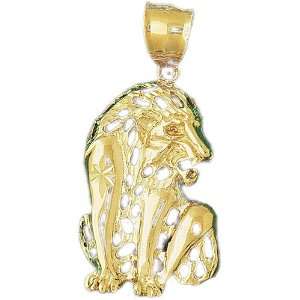   CleverEves 14K Gold Pendant Lion 12.9   Gram(s) CleverEve Jewelry