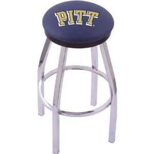  University of Pittsburgh Steel Stool with Flat Ring Logo 