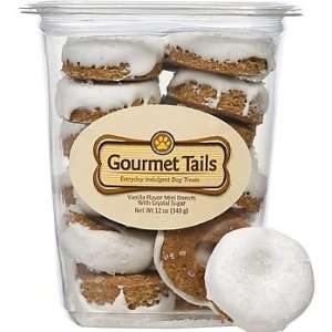  Gourmet Tails Vanilla Mini Donuts with Crystal Sugar Dog 