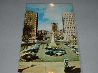 COLUMBIA, SC 1960s Postcard, Main Street View, OLD CARS  