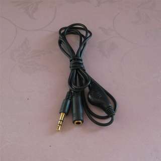   Stereo Headphone Audio Extension Cord Cable with Volume Control  