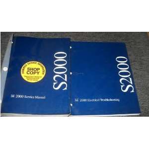 2000 Honda S2000 S 2000 Service Repair Shop Manual Set 