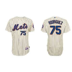 New York Mets #75 Francisco Rodriguez Cream 2011 MLB Authentic Jerseys 