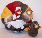   Pals Pilgrim Turkey and Little Indian Plush Set Thanksgiving NWT