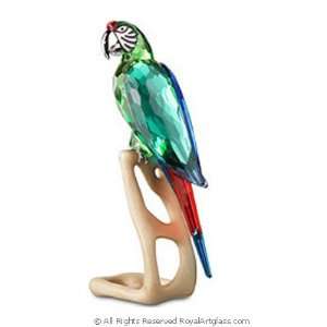  Swarovski Green Macaw Figurine
