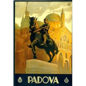  1930 Travel Poster Basilica di Sant Antonio da Padova 