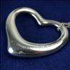 AUTHENTIC TIFFANY & Co. SILVER & YELLOW GOLD HEART MOTIF NECKLESS MADE 