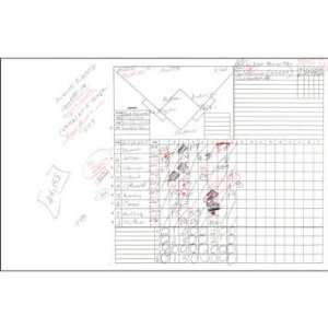   /Signed Scorecard Yankees at Angels 8 08 2008 Sports Collectibles