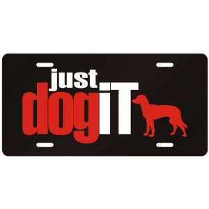  New  Mixed Breeds  Just Dog It  License Plate Dog 