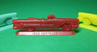   Hard Plastic Manufacturer ID Toy Model Lot of 3 1962 Chrysler Convert