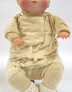 Grace Putnam 12.5 Signed Bisque Bye Lo Baby Factory Clothes Celluloid 