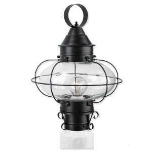  Norwell Lighting 1321 BL CL Black with Clear Glass Cottage 