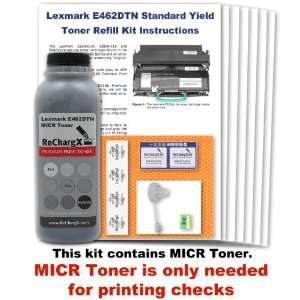   Lexmark E462DTN Standard Yield MICR Toner Refill Kit