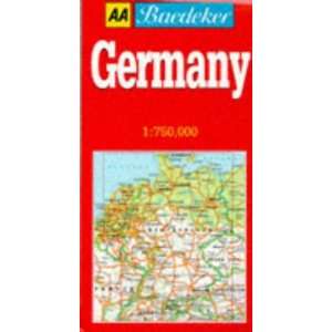  Baedekers Germany (AA Baedekers Maps) (9780749515393 