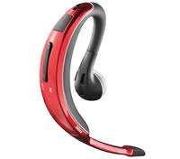 JABRA WAVE BLUETOOTH STEREO HEADSET RED BEHIND THE EAR STYLE VOICE 