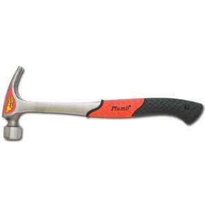   Solid Steel Checkered Face Rip Claw Hammer with Magnetic Nail Starter
