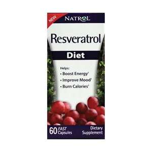Resveratrol Diet Fast Capsules 60 Caps by Natrol