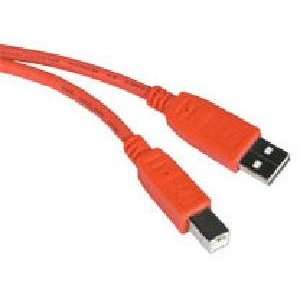  CABLES TO GO 3M USB 2.0 A/B CABLE ORANGE PC & Mac 