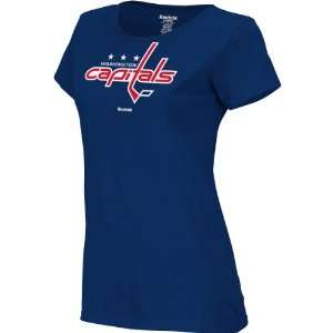  Reebok Washington Capitals Womens Team Logo T Shirt Large 