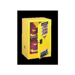 23 1/4 X 18 Yellow 12 Gallon Compac Sure Grip EX Safety Cabinet 