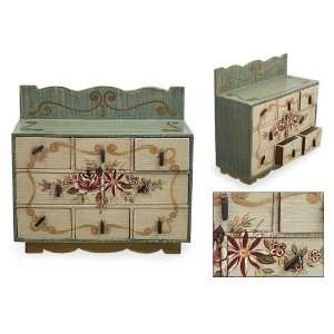 Cedar chest of drawers, Floral 