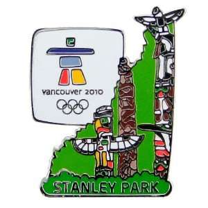 2010 Winter Olympics Stanley Park Collectible Pin  Sports 