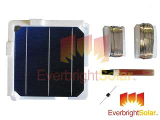 120 Tested Mono 6x6 Solar Cell 3.8w   4w DIY Panel Kit  