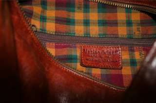 Designer Marino Orlandi Brown Leather Purse Bag Tote Hobo Handbag 