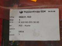 ThyssenKrupp EGM Karte K.XS100.033.30.00 Circuit Board  